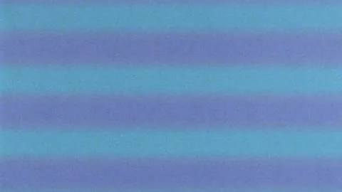 VHS defects, noise and artifacts, glitches from the old VHS tape. Blue stripes Stock Footage 158555334