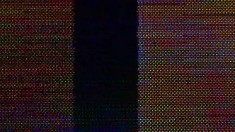 VHS defects, noise and artifacts. Video stock 159678129