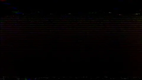 VHS defects Noise Overlay, Black screen, Stock Video