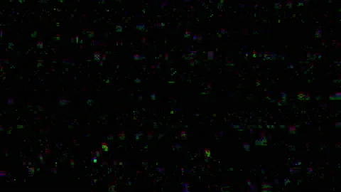 VHS effect, glitch digital color pixel noise. Stock abstract pixel background Stock Footage 157446022