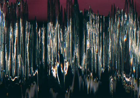 Vhs error glowing glitch interference vibration Stock Illustration