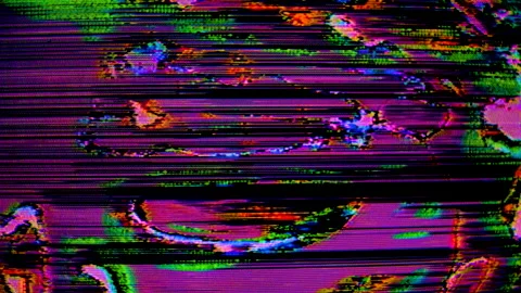 Vhs error, the TV has no signal. Pattern, texture, overlay, noise Television gli Video stock 149039772