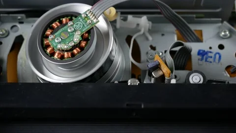 VHS functioning closeup Video stock 166575629