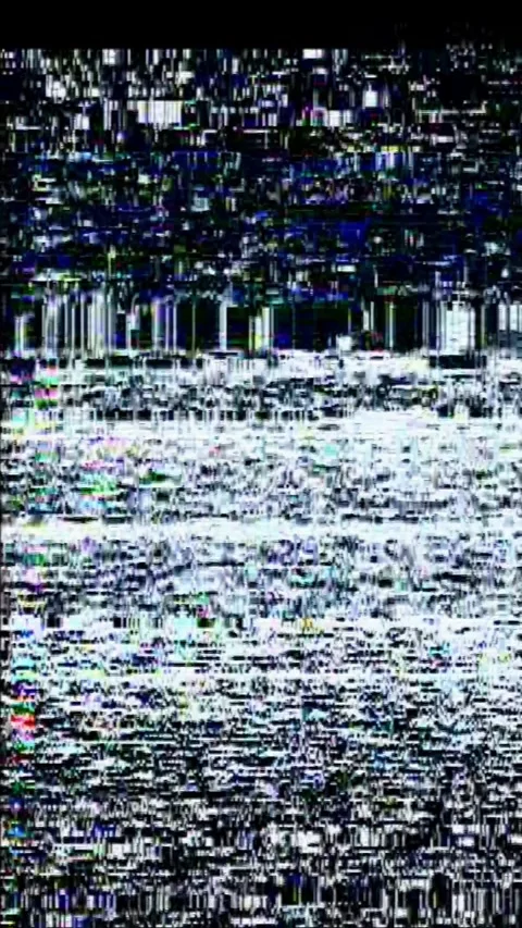 VHS Glitch Background, Realistic Flickering Analog TV Noise Vídeos de archivo 308178017