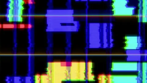 Vhs glitch distorted texture in motion 스톡 동영상 329294472