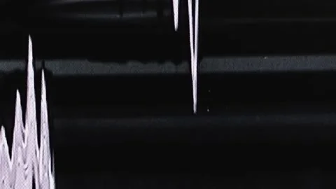 Vhs glitch flicker noise overlay artifacts on dark Stock Footage 168962947