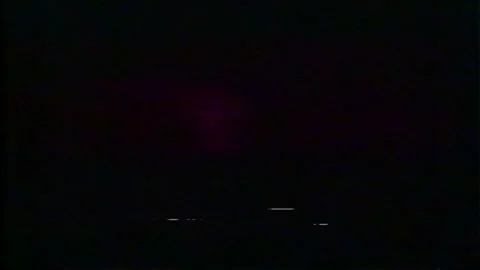 VHS glitch with flickering lines on a black background Stock-Footage 279891807