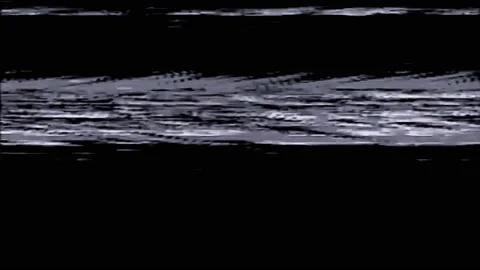 VHS Glitch, Horizontal moving Streaks Noise Overlay 動画素材 150205995