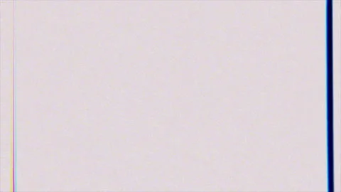 VHS Glitch Noise on White Background Stock Footage 157871764