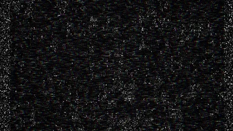 VHS Glitch Overlay 4k Animation With Static Noise and Distortion Effect on .. Stock Footage 309432209