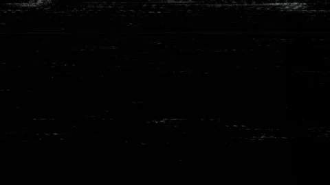 VHS Glitch Overlay on Black Background Analog Static Noise and Digital Video stock 344324220