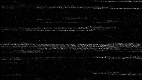 VHS Glitch Static Noise Analog TV Distortion Background Video stock 340192963
