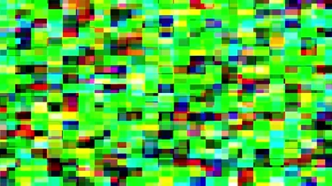 VHS Glitches and Static Noise Background, Light TV Static lines Stock Footage 201394501