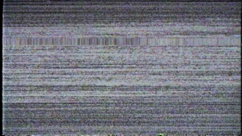 VHS glitches and static noise background. Digital TV Noise flickers. No signal Stock Footage 251322460