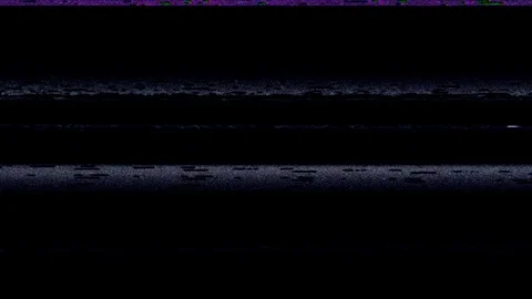 VHS Glitches Background, Flickering video signal interference and digital glitch Vidéo 104212658