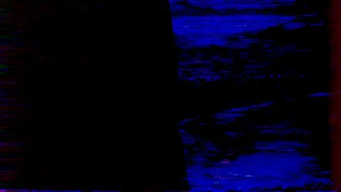 VHS Glitches Background, Flickering video signal interference and digital glitch Vídeos de archivo 104508392