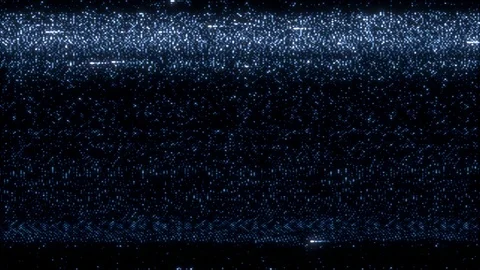 VHS Glitches OLD TV Overlay, Flickering video signal interference, Black screen Vidéo 107670989