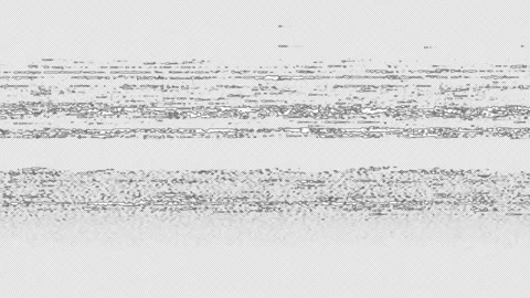 VHS Glitches Overlay on a transparent background Vídeo Stock 291312350