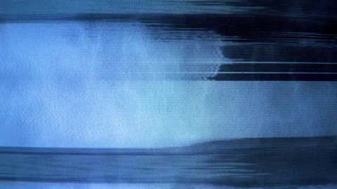 Vhs glitches, TV static background noise | Stock Video | Pond5