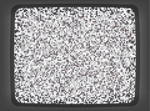 VHS grey Screen Intro Stock Illustration