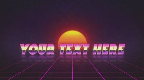 VHS Grid Intro Stock After Effects