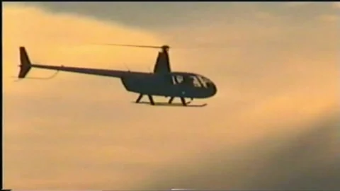 VHS helicopter Video stock 217816506