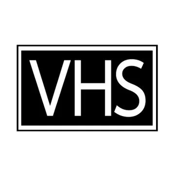 VHS icon Illustration design Stock Illustration