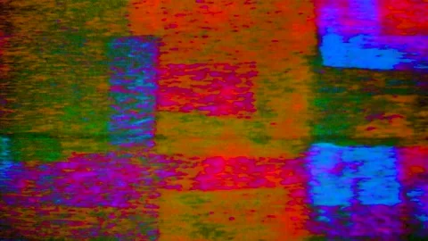 Vhs interference error TV no signal.Noise texture pattern. VFX glitch television Video stock 158199223