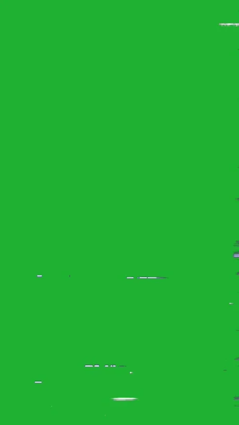 VHS Noise and Defects on a green background Video stock 310085142