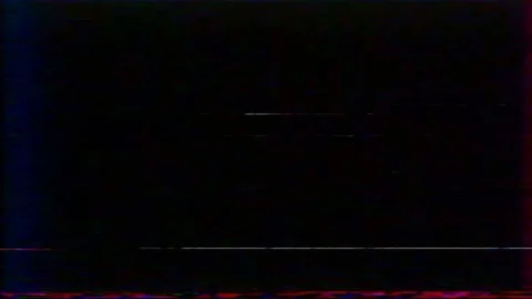VHS Noise Lines on the sides of the screen, Flickering Defects and Artifacts Vídeos de archivo 114629518