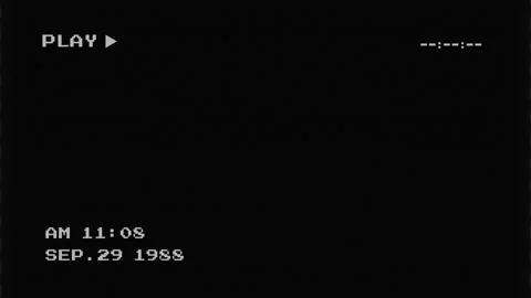VHS Old Camcorder Screen Overlay with Static Noise Loop Animation Stock Footage 315617300