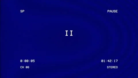 VHS operational states show play fast forward and eject functions with timecode Stock Footage 346637935