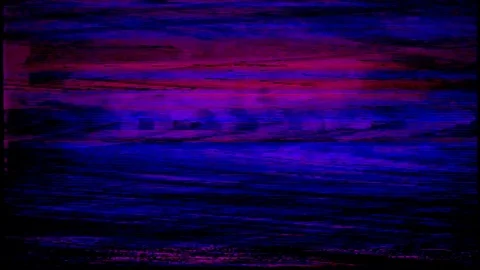 VHS real defects noise and artifacts, blue glitches Stock Footage 103579883
