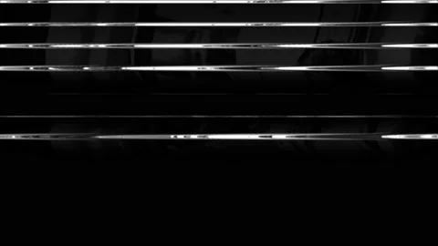 VHS Real Flickering Defects Noise and Artifacts. Black and White Glitches Stock Footage 148340910