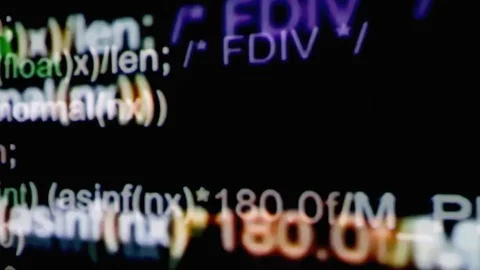 VHS real source code angled Stock Footage 79012189