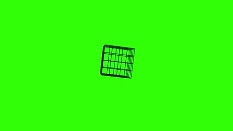 VHS Retro Nostalgia Wired Torus Animation on Green Screen – Y2K Aesthetic Lo-Fi  库存影片 331481836