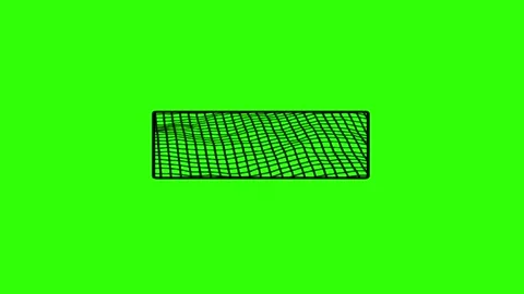 VHS Retro Nostalgia Wired Torus Animation on Green Screen – Y2K Aesthetic Lo-Fi  库存影片 331481839