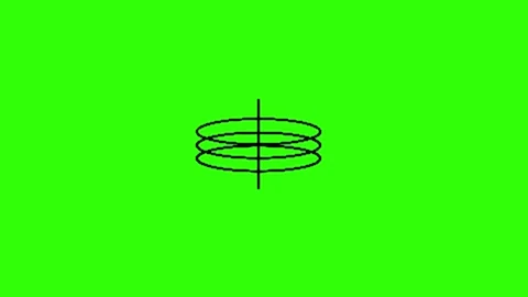 VHS Retro Nostalgia Wired Torus Animation on Green Screen – Y2K Aesthetic Lo-Fi  Stock Footage 331481847