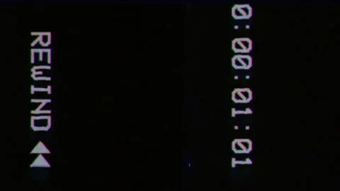 VHS screen digital glitch transition Stock Footage 159124682