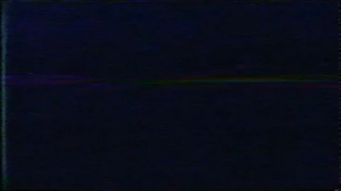 VHS Screen with Realistic Static and blue Glitches Vídeo Stock 279088576