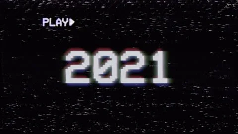 VHS screen stylish 2021 Stockillustratie
