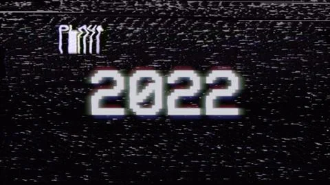 VHS screen stylish 2022 Illustrazione stock