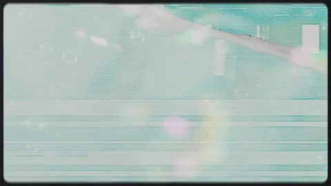 VHS Static Grain Broken Glitch Loop Stock Footage 322609283