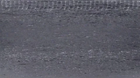 VHS Static Noise Background with Retro TV Distortion and No Signal Flicker Stock Footage 337498070