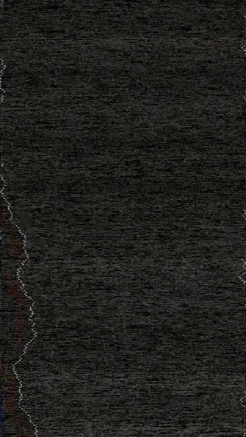 VHS-style Static Background with Glitching Edges, Vertical Video Stock-Footage 282243097
