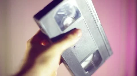 Vhs tape 80s 1980s Stock Footage 12381153
