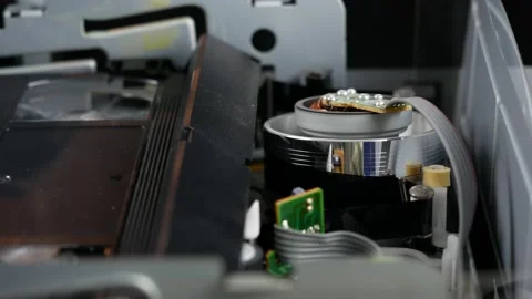 VHS tape functioning Video stock 166581017