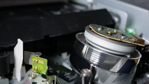 VHS tape functioning Video stock 228102690