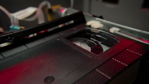 VHS Tape Horror Playing in a VCR Dynamic... | Stock Video | Pond5