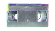 Vhs Tape Isolated Shook Damaged Stock Footage